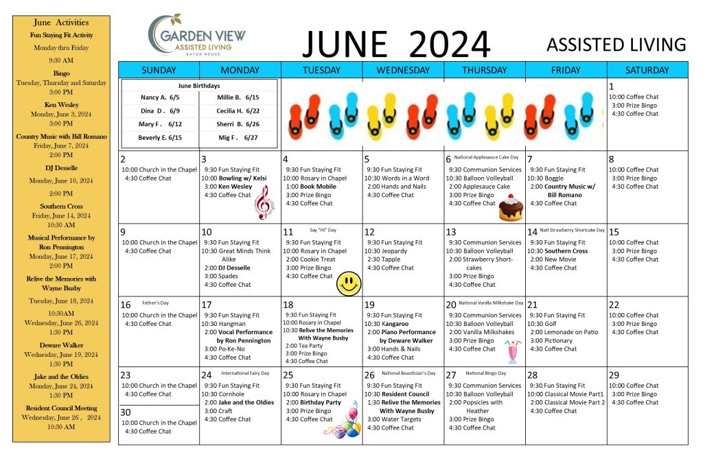 Garden View Baton Rouge Activities Calendar garden-view-baton-rouge-activities-calendar